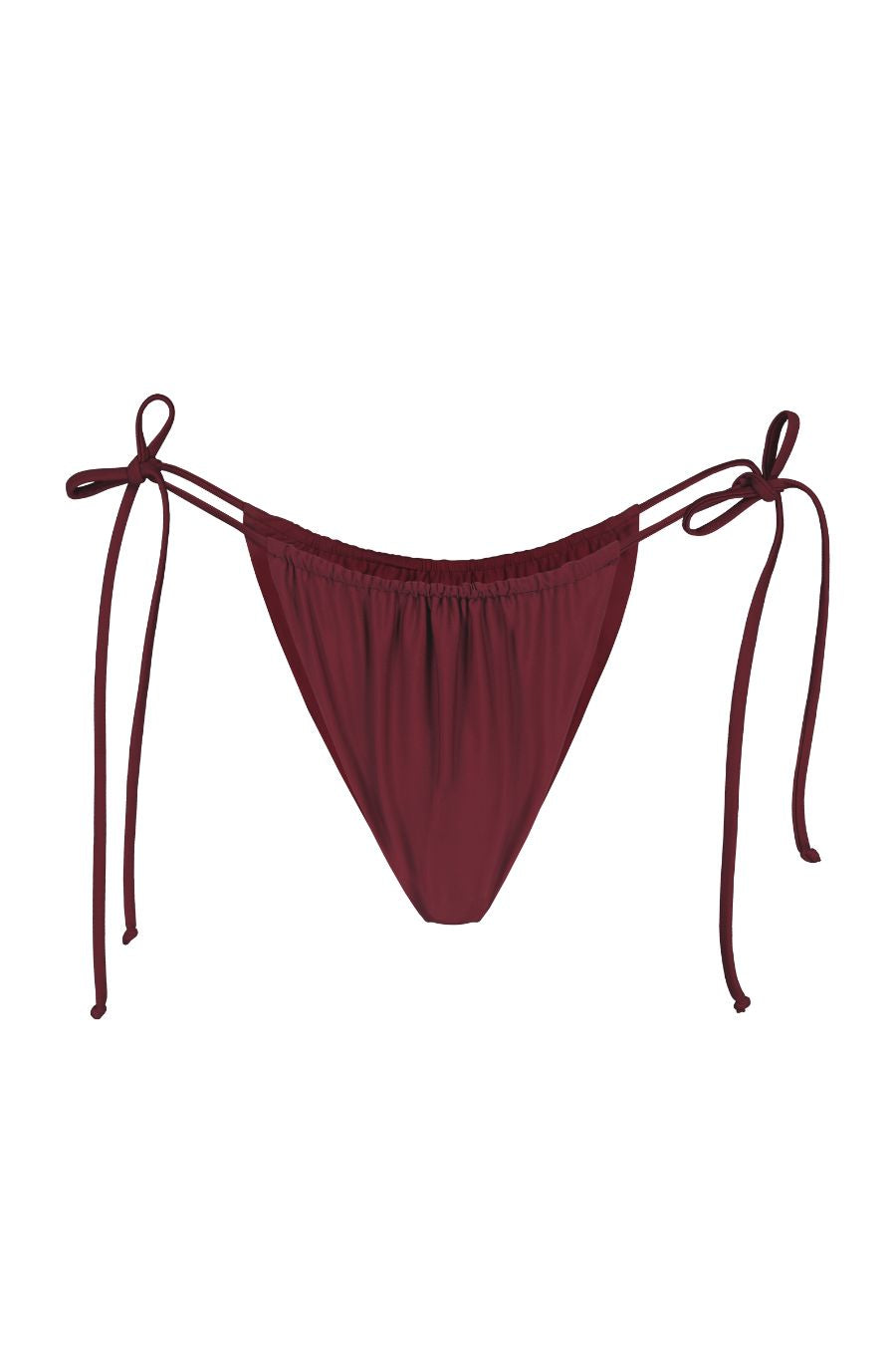 Bordeaux Tie Bottoms