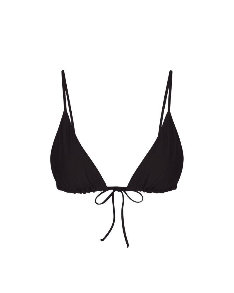 Black Triangle Bikini Top - Black Tri Top | Lilja the Label