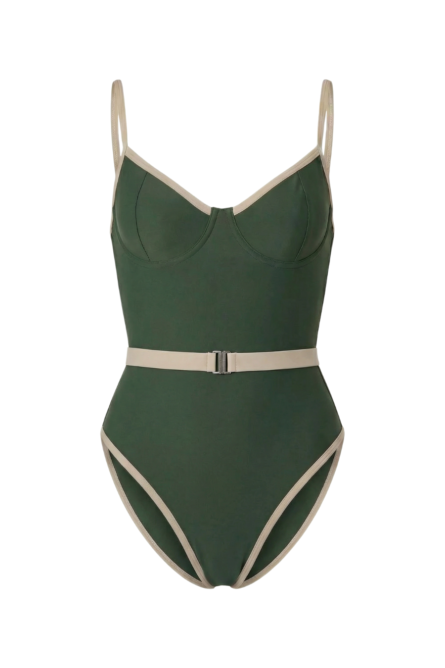 Green Underwire One-Piece - Linda Onepiece Vert | Lilja the Label