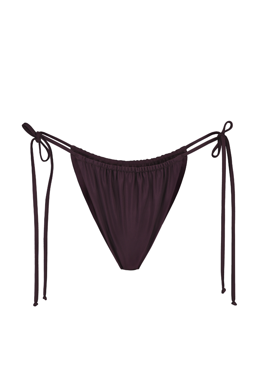 Plum Tie Bottoms