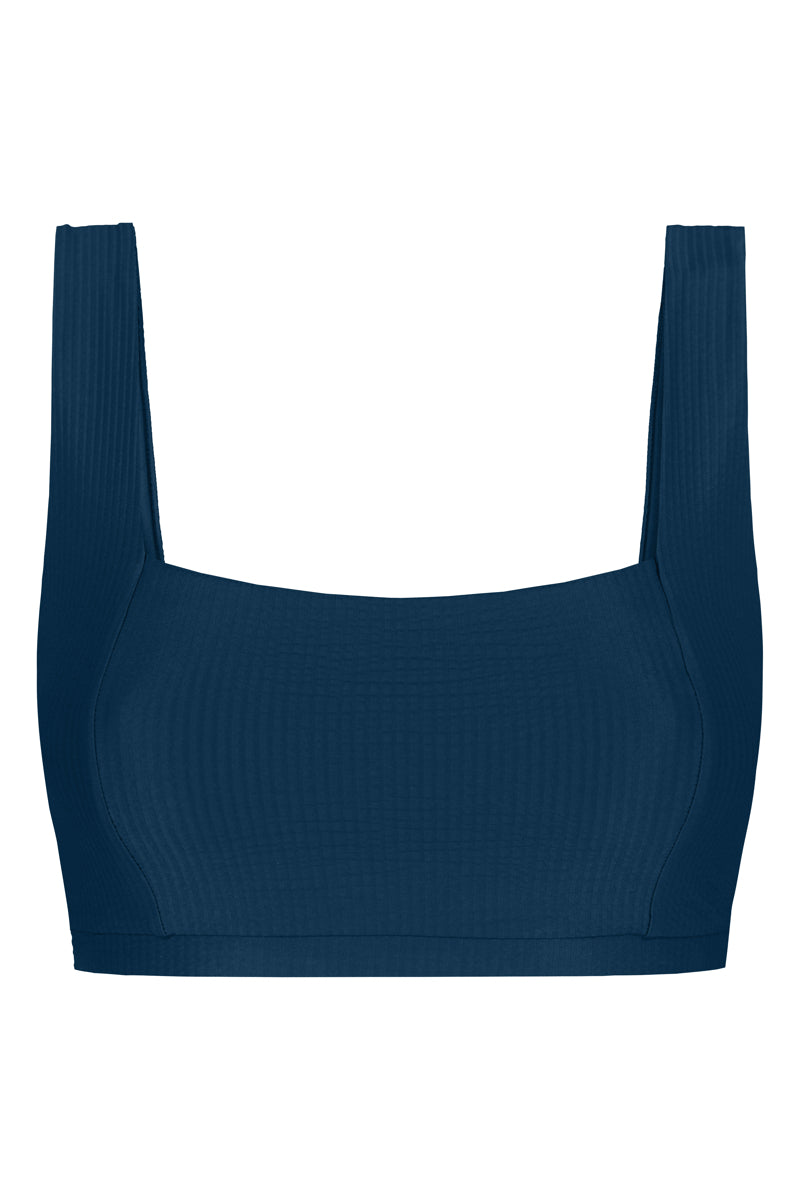 Blueberry Boxy Top | textured