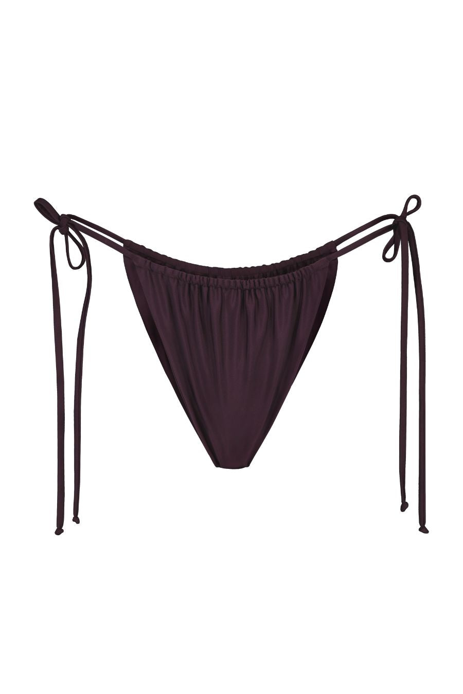 Plum Tie Bottoms