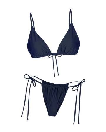 Indigo Triangel Bikini-Set