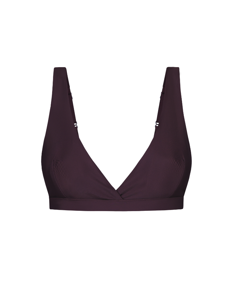 Plum Plunge Top