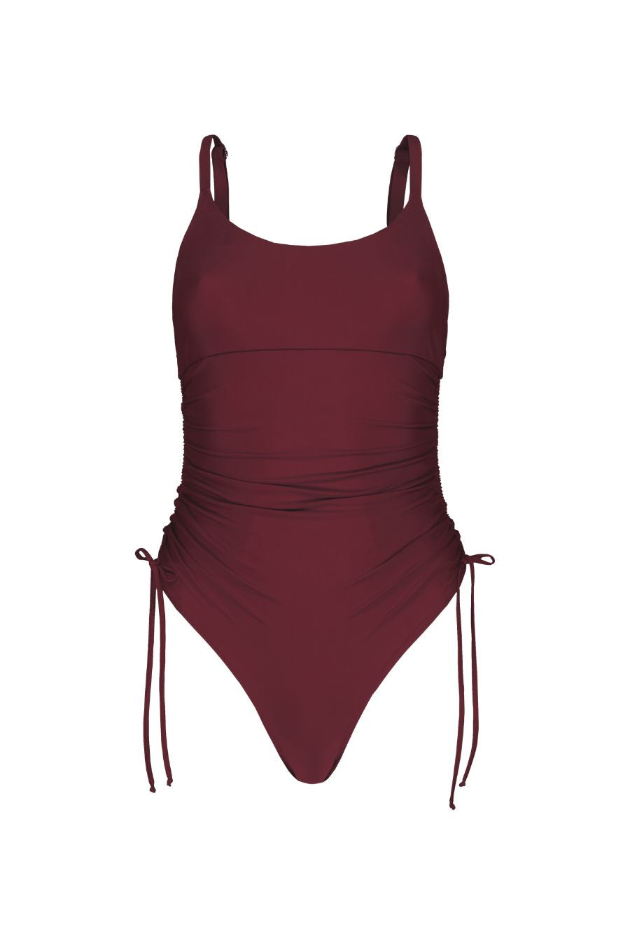 Bordeaux Ruched Onepiece – Lilja the Label