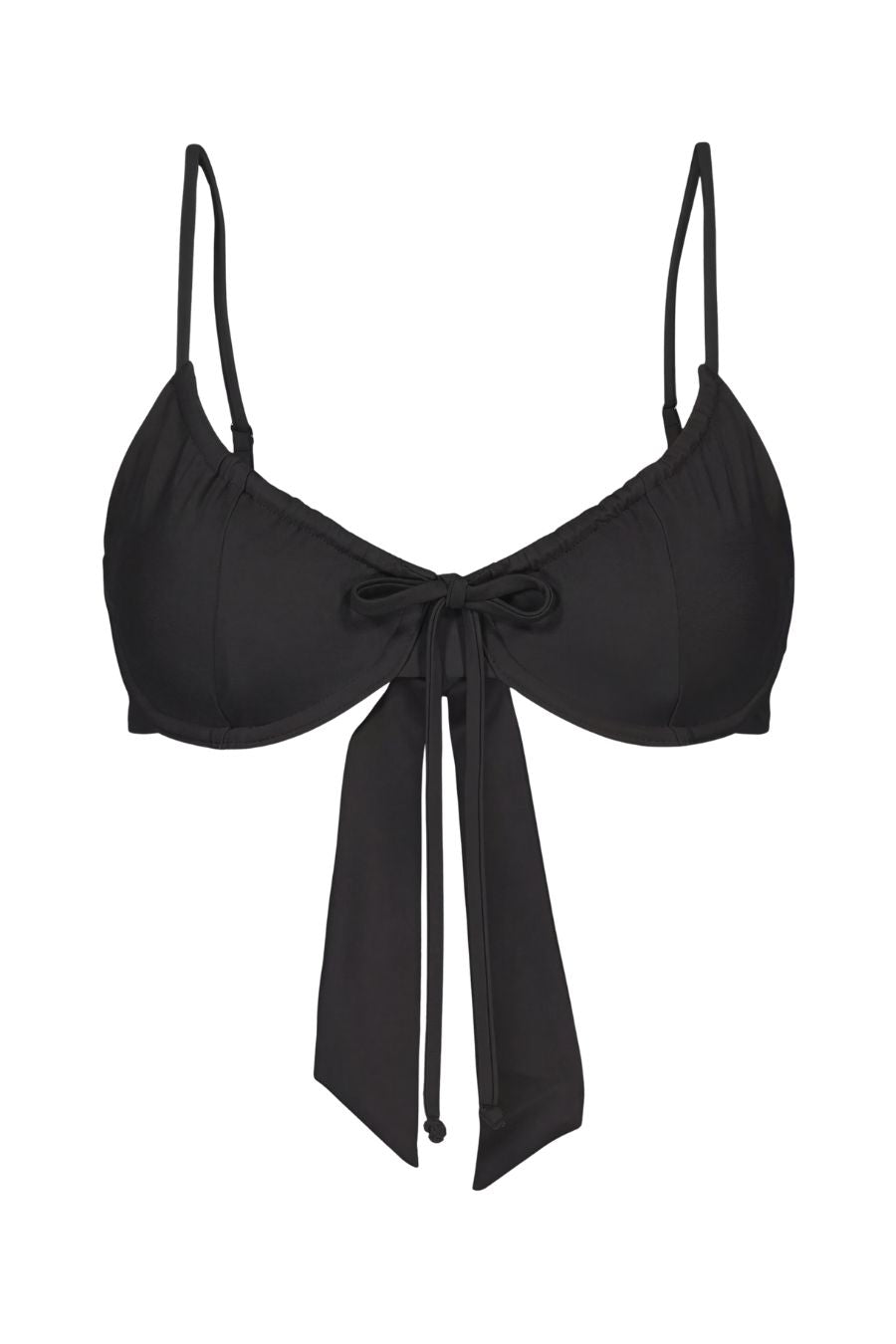 Black Drawstring Top