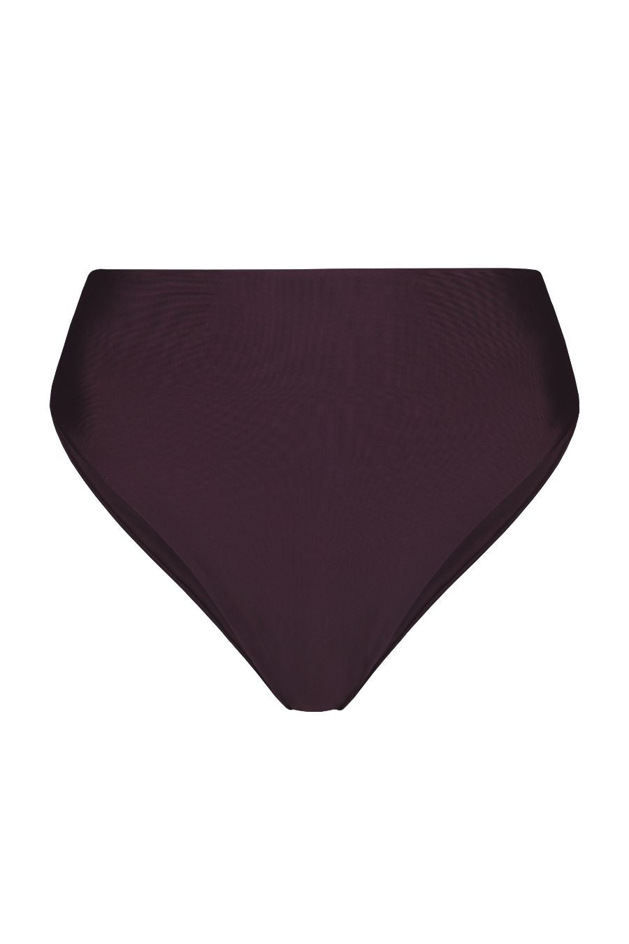 Plum High-Leg Bottoms