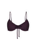 Plum Drawstring Top