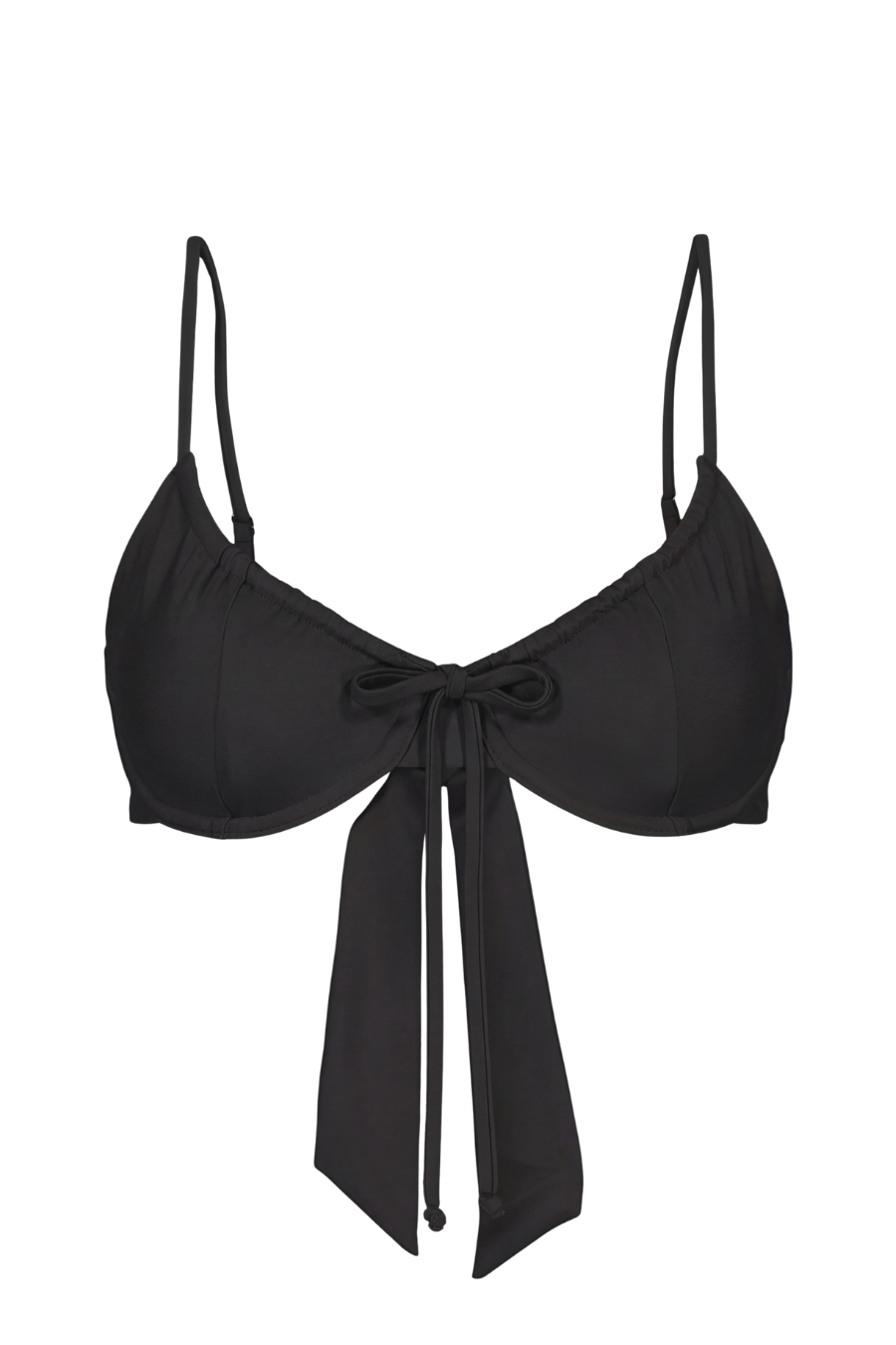 Black Drawstring Top