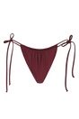 Bordeaux Tie Bottoms