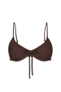 Cocoa Drawstring Top
