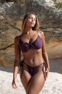 Plum Drawstring Top