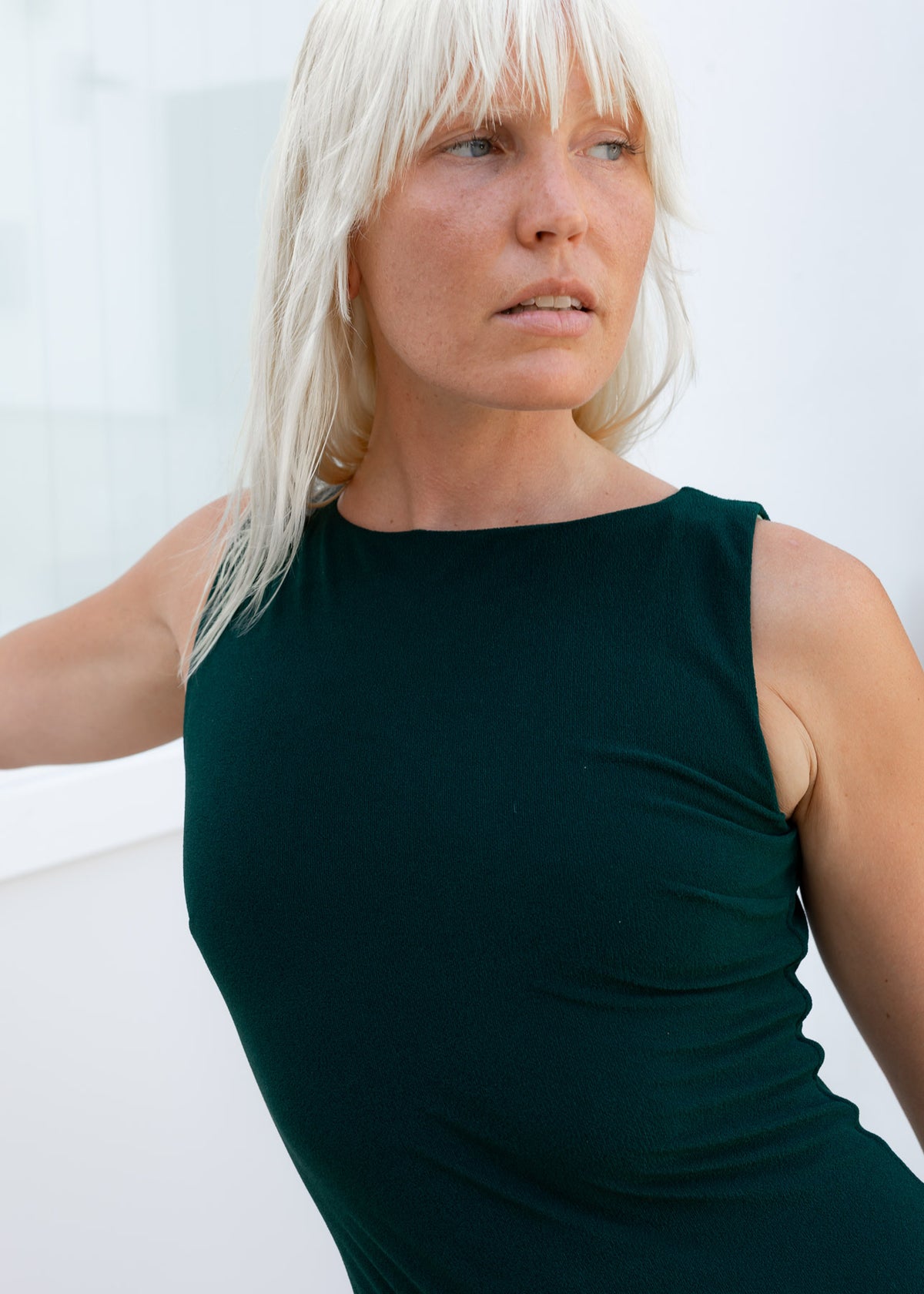 Moss Boatneck Onepiece