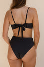 Black SoftFeel Midi Bottoms