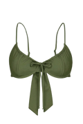 Olive Drawstring Top