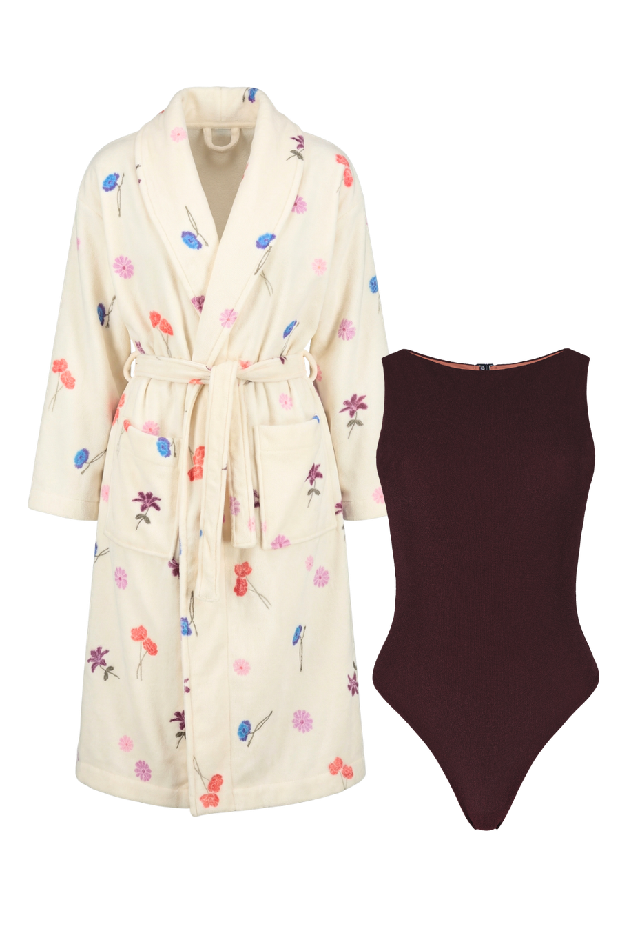 Sienna Boatneck Onepiece & Flora Kylpytakki
