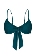 Teal Drawstring Top