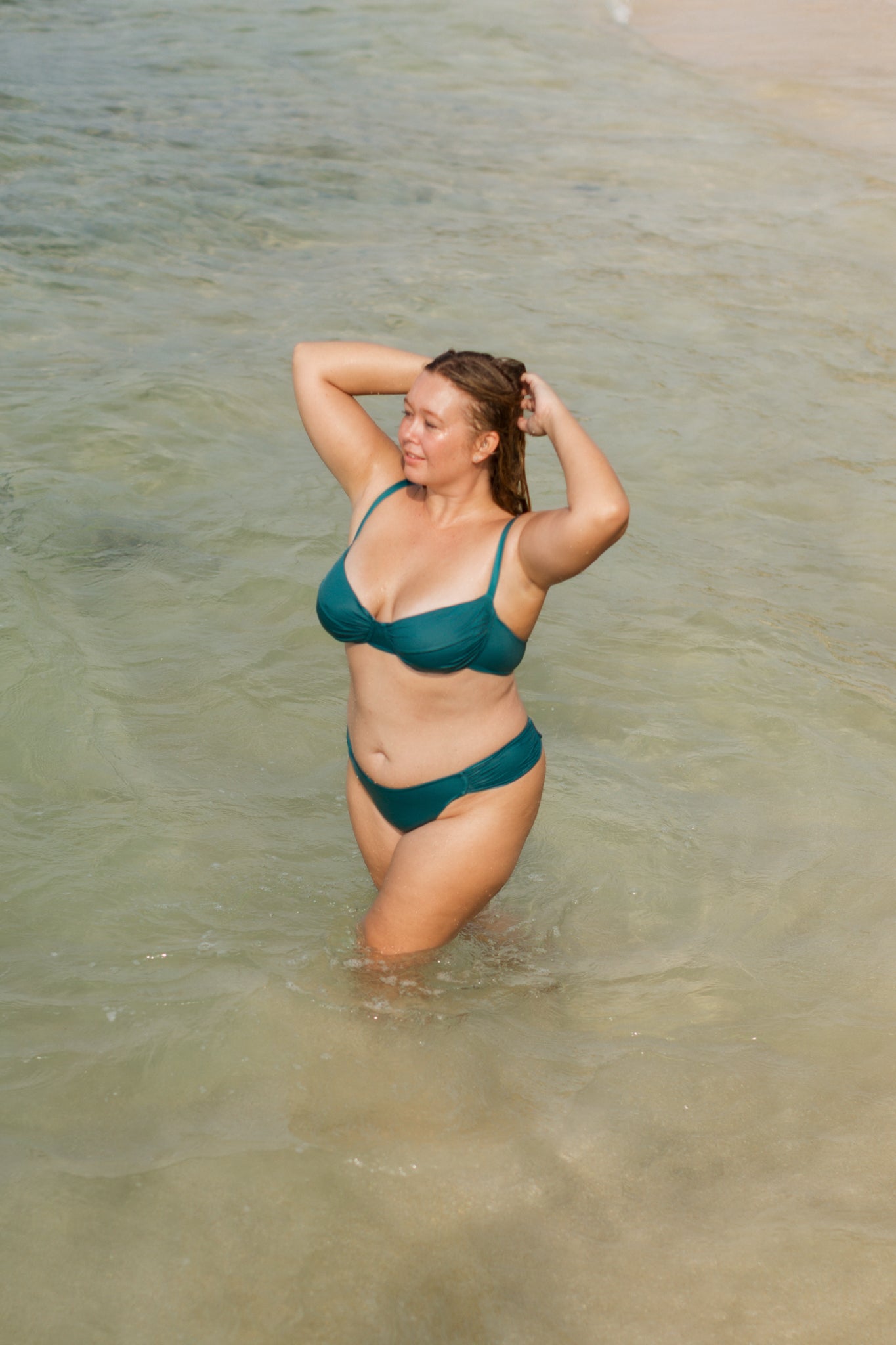Lagoon Gathered Top