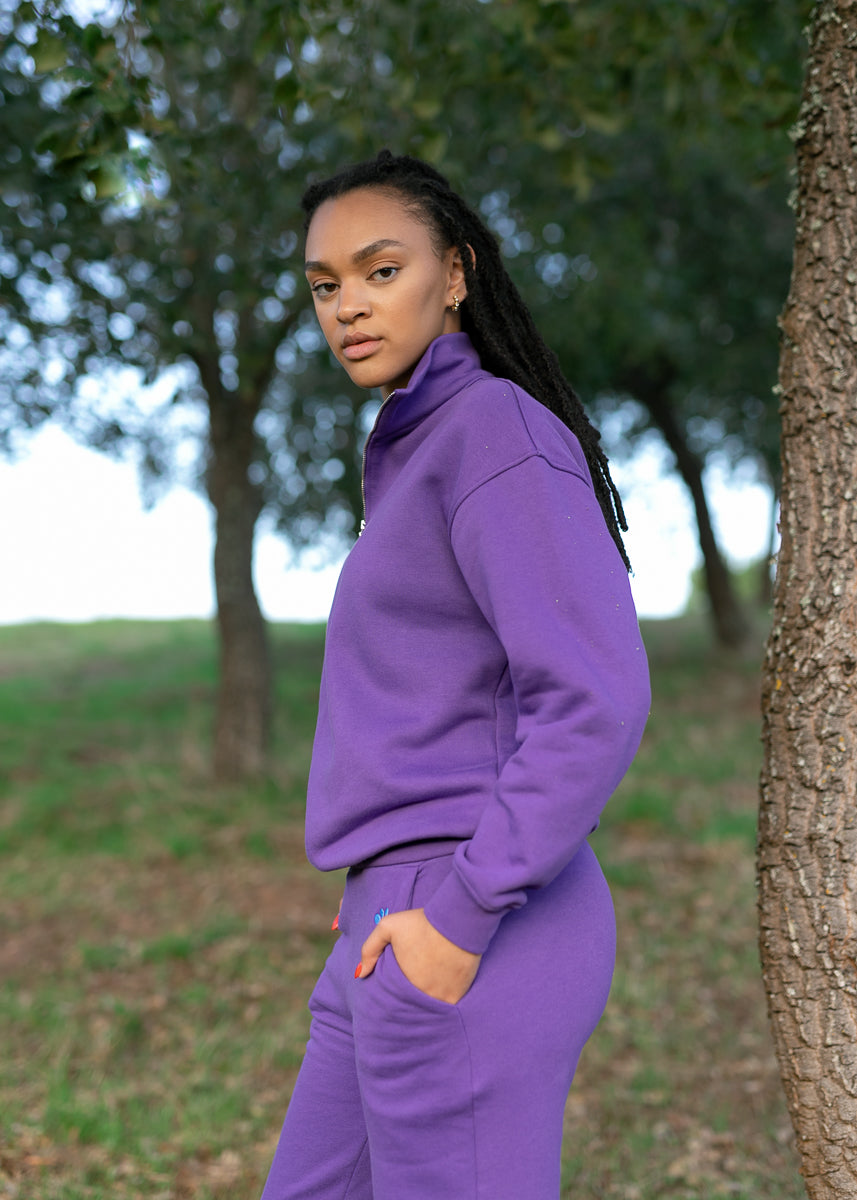 Purple discount sweatpants women