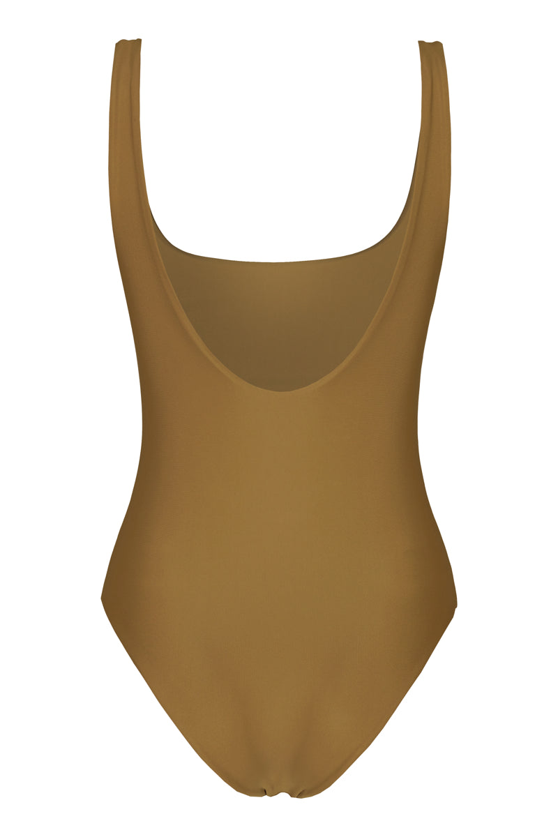 Terra Classic Onepiece | Golden brown swimsuit – Lilja the Label